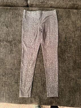 Express Gray Leopard Print Kids Leggings